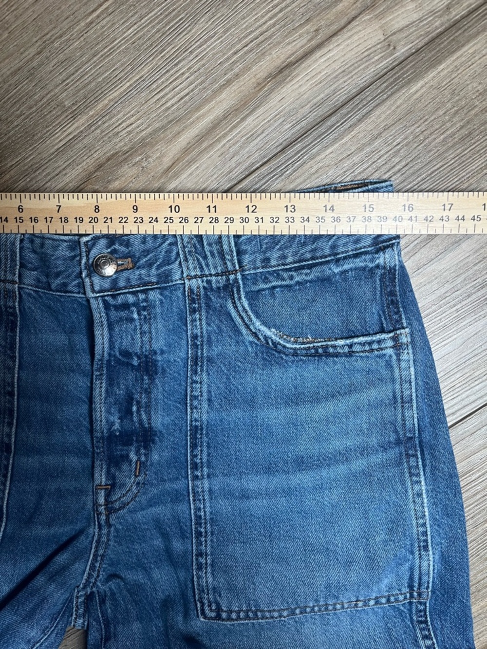 Madewell The Darted Barrel Leg Jean in Medium Wash Women’s 28P - Picture 11 of 13
